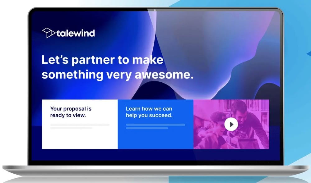 Create your first digital sales room with Talewind and close the deal